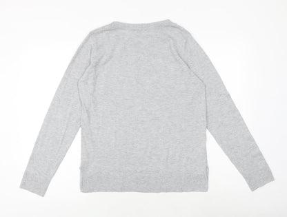 Womens UK Size 10 NEXT Grey Pullover Jumper