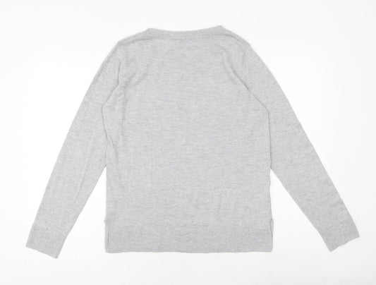 Womens UK Size 10 NEXT Grey Pullover Jumper
