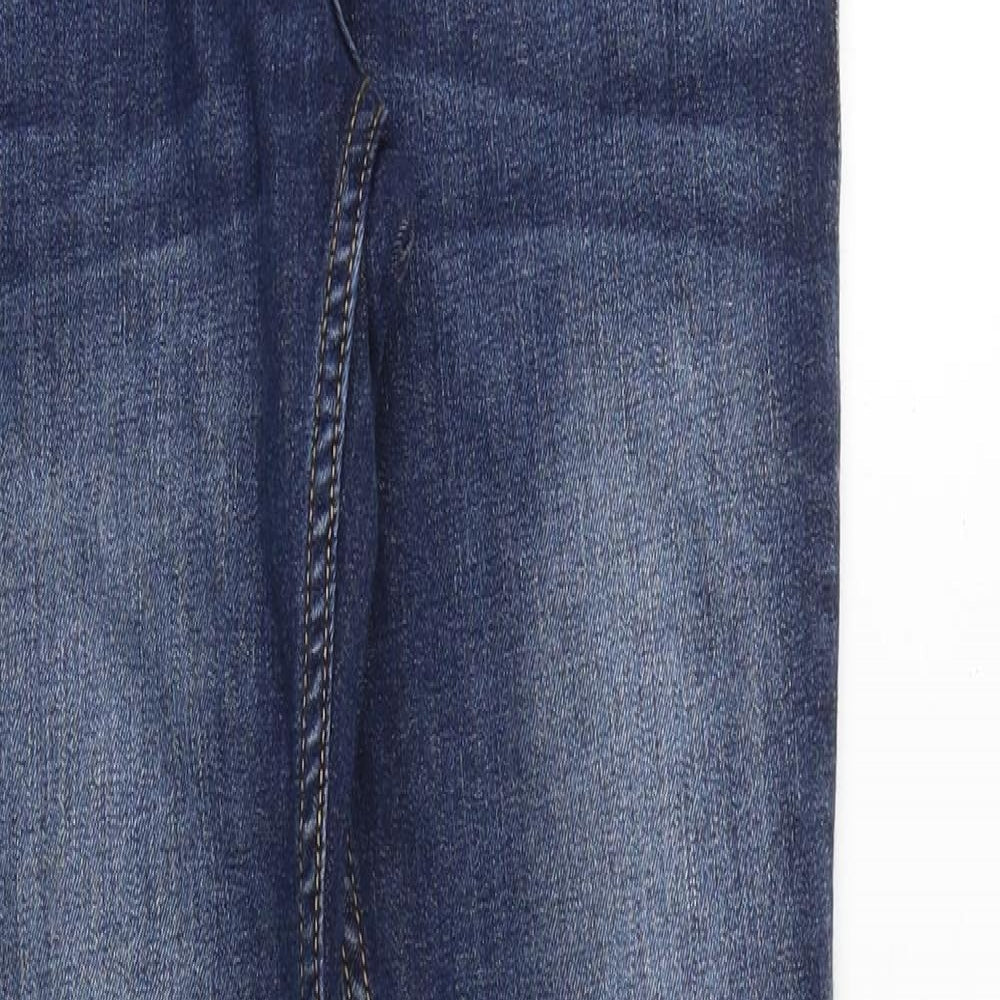 Womens UK Size XS Terranova Regular Fit Skinny Blue Jeans