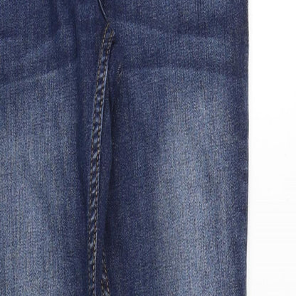 Womens UK Size XS Terranova Regular Fit Skinny Blue Jeans
