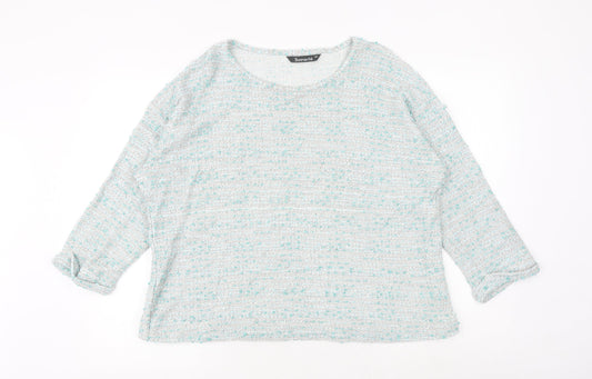 Womens UK Size 20 Bonmarché Blue Pullover Jumper