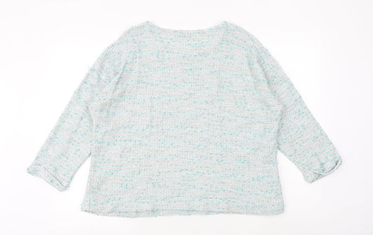 Womens UK Size 20 Bonmarché Blue Pullover Jumper
