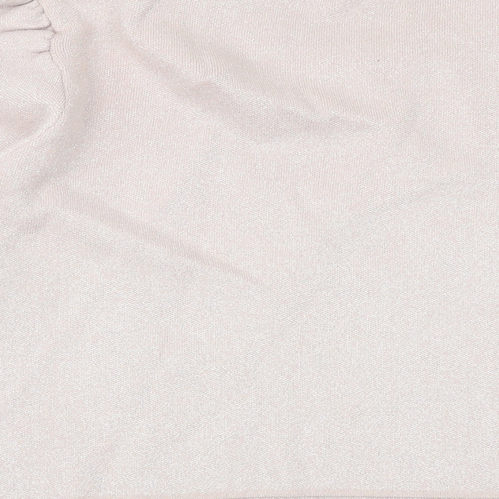 New Look Womens Pink Viscose Pullover Sweatshirt Size 18 Pullover