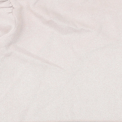 New Look Womens Pink Viscose Pullover Sweatshirt Size 18 Pullover