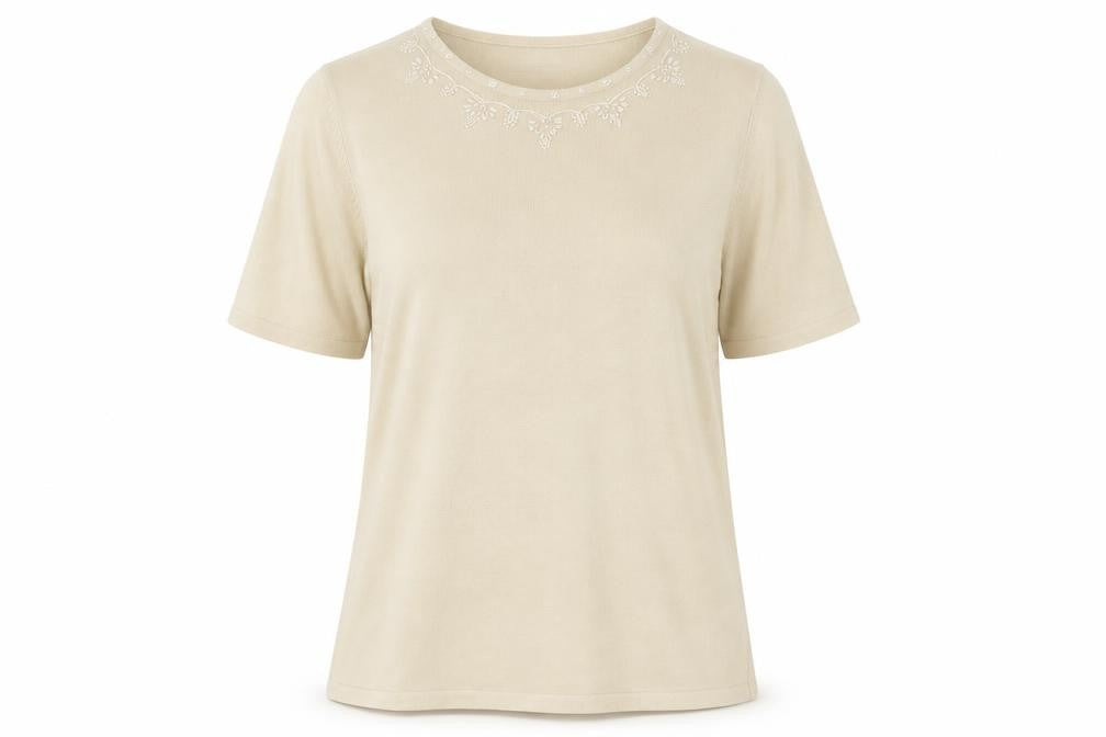 Womens UK Size 18 BHS Beige Pullover Jumper