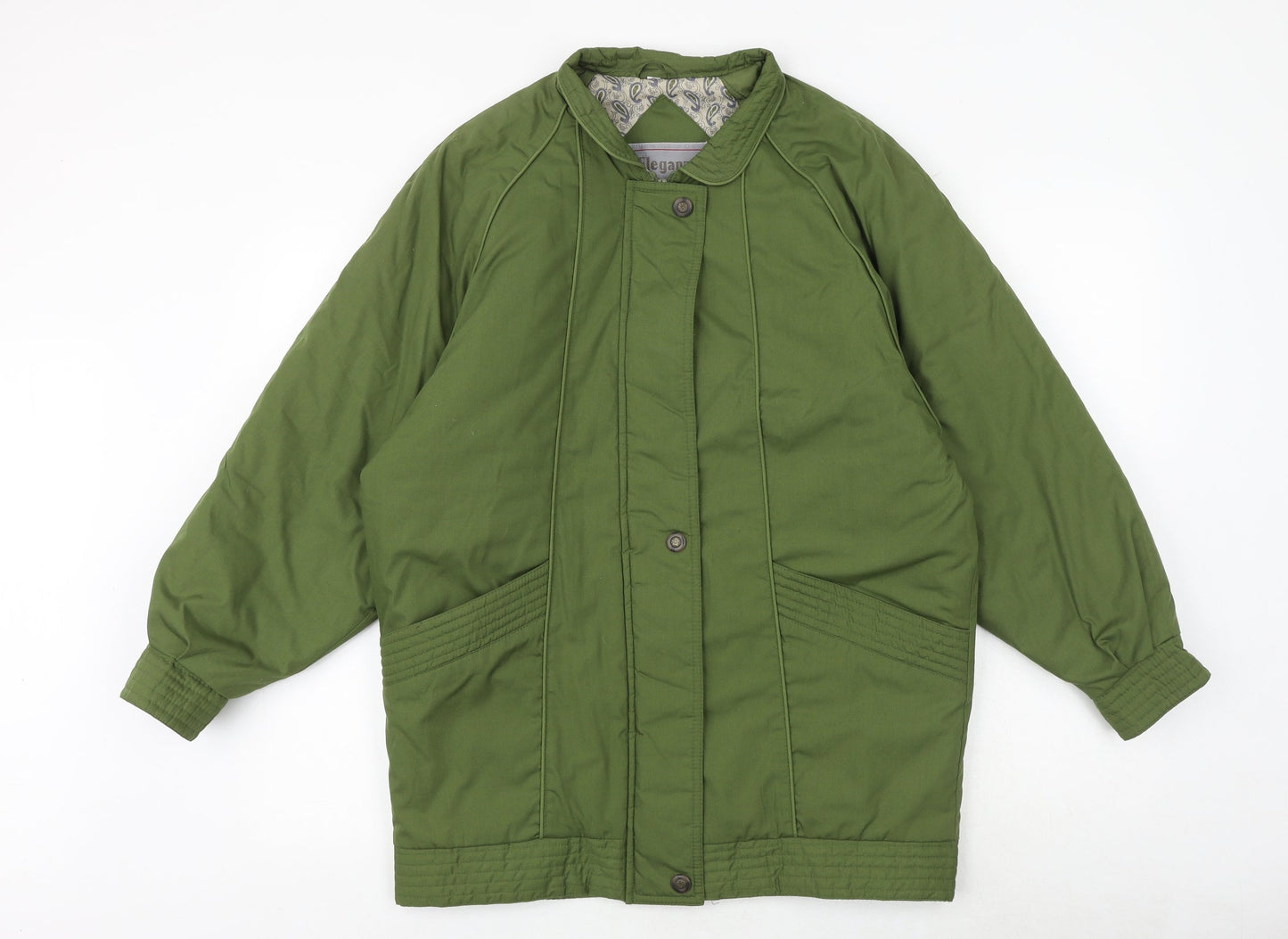 Womens UK Size S Eleganze Green Jacket