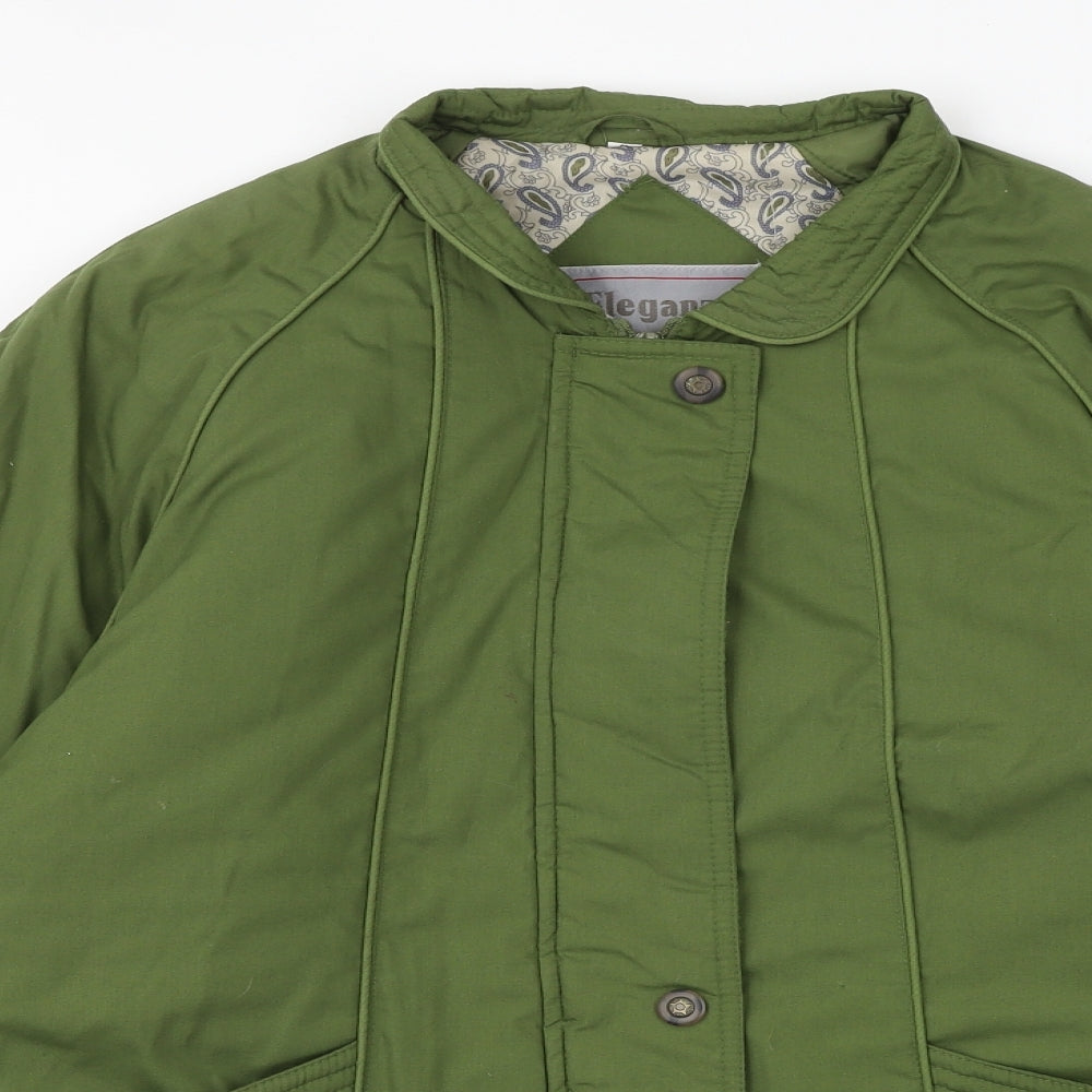 Womens UK Size S Eleganze Green Jacket
