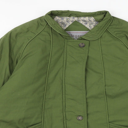 Womens UK Size S Eleganze Green Jacket