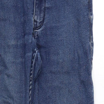 Mens UK Size 28 in COLLUSION Regular Fit Skinny Blue Jeans