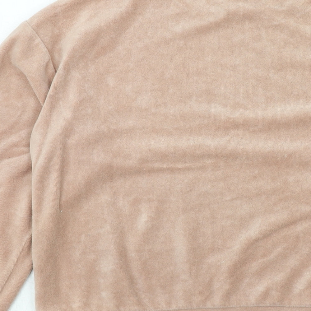 H&M Womens Pink Cotton Pullover Sweatshirt Size S Pullover