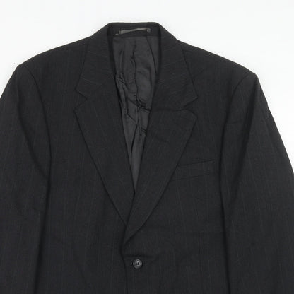 Mens UK Size 42 Brook Taverner Regular Grey Suit Jacket