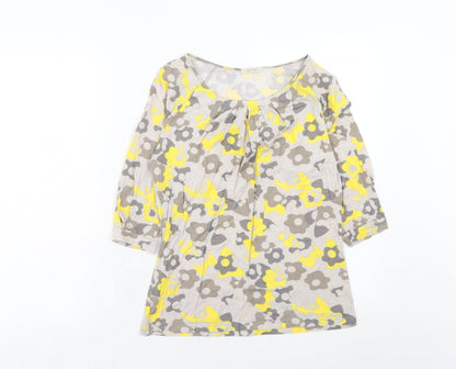 Womens UK Size S Intown Grey Basic Blouse