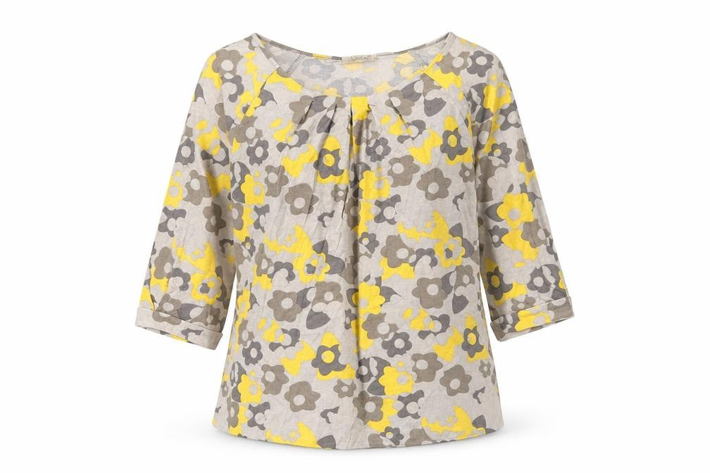 Womens UK Size S Intown Grey Basic Blouse
