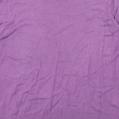 Womens UK Size 14 Marks and Spencer Purple Pullover Jumper