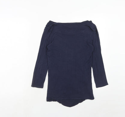 Womens UK Size M Phase Eight Blue Basic Blouse