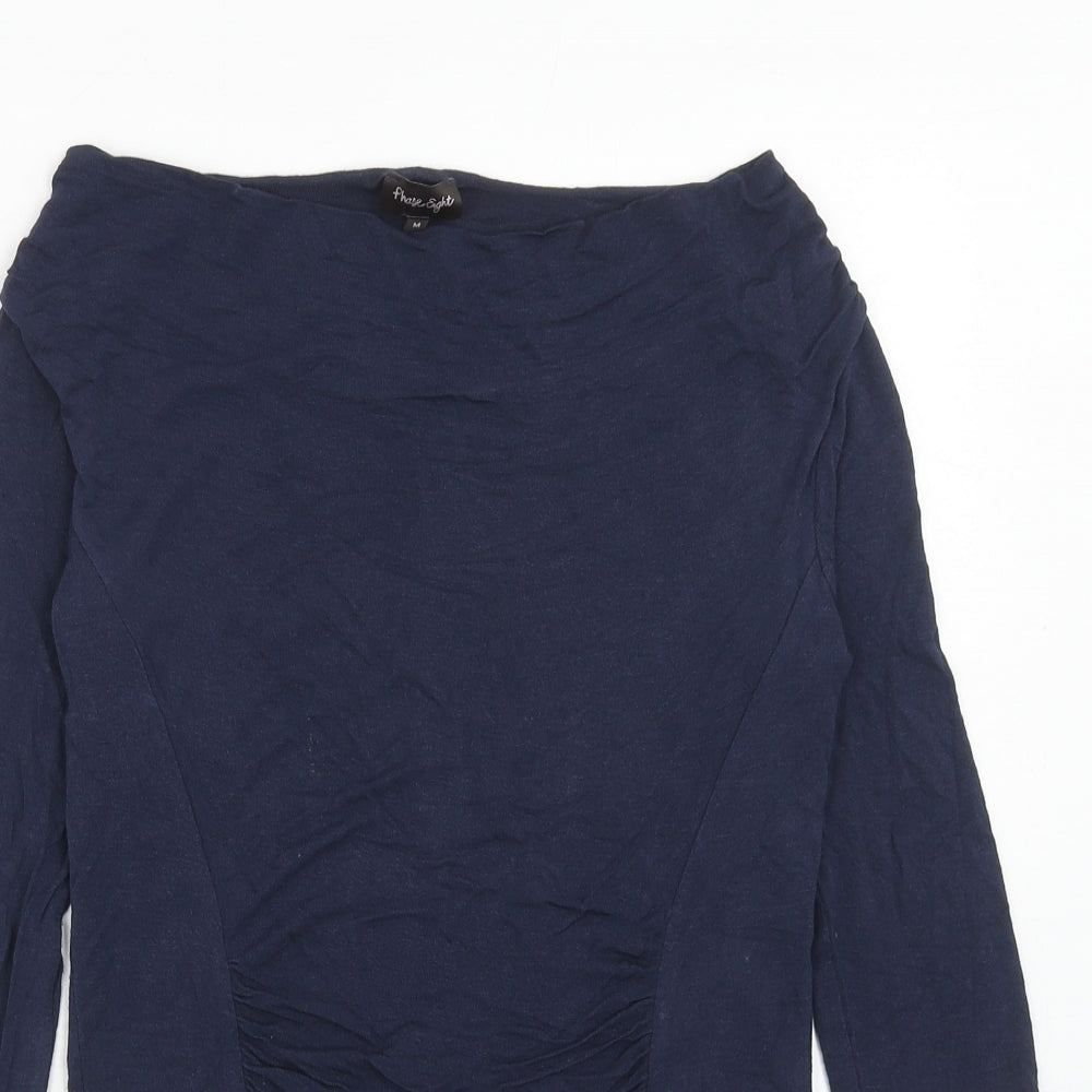 Womens UK Size M Phase Eight Blue Basic Blouse