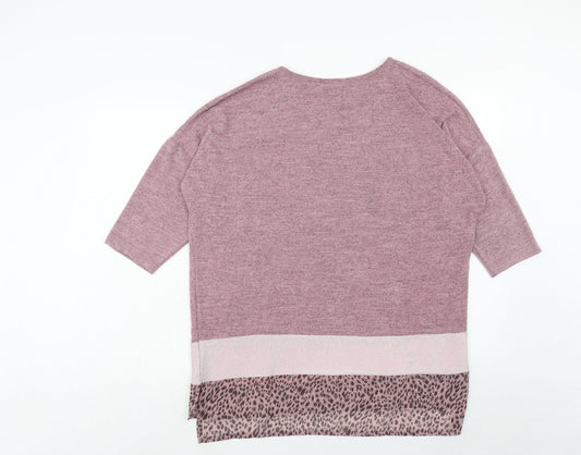 Womens UK Size S Klass Pink Basic T-Shirt