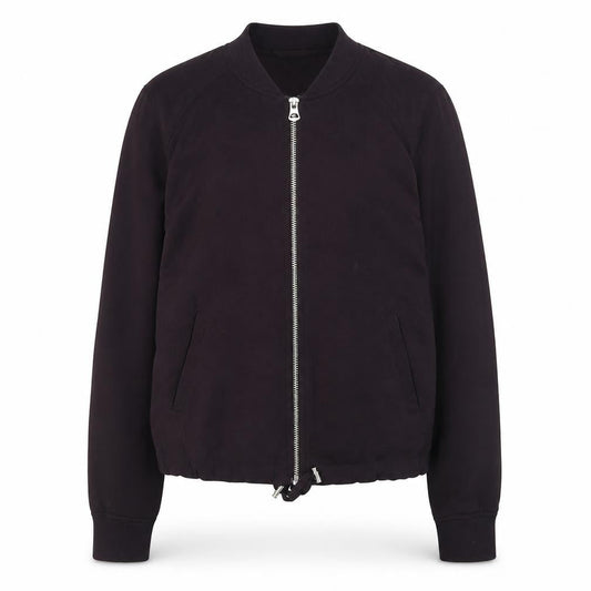 Womens UK Size 4 H&M Purple Bomber Jacket