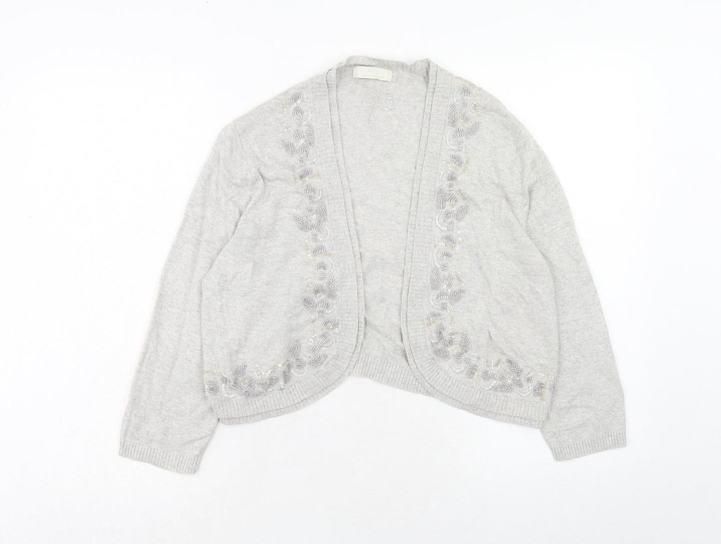 Womens UK Size 16 Marks and Spencer Grey Cardigan Jumper