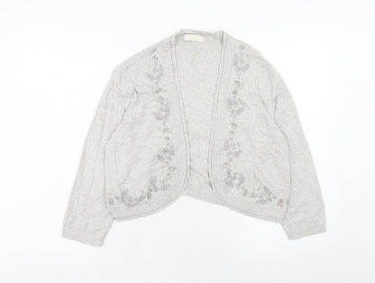 Womens UK Size 16 Marks and Spencer Grey Cardigan Jumper