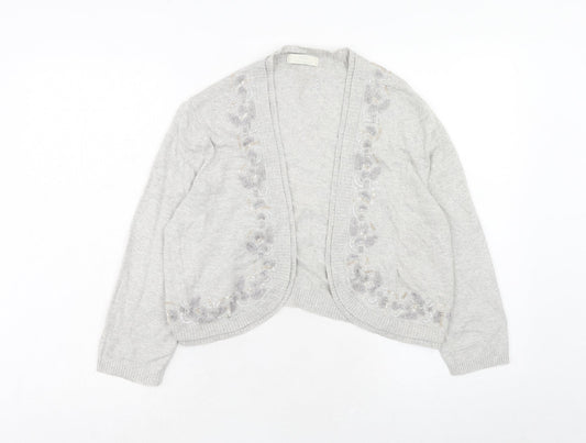 Womens UK Size 16 Marks and Spencer Grey Cardigan Jumper