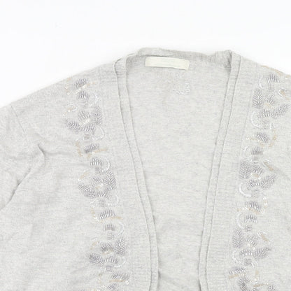Womens UK Size 16 Marks and Spencer Grey Cardigan Jumper