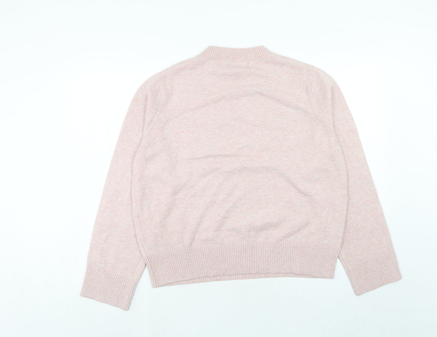 Womens UK Size L Marks and Spencer Pink Pullover Jumper