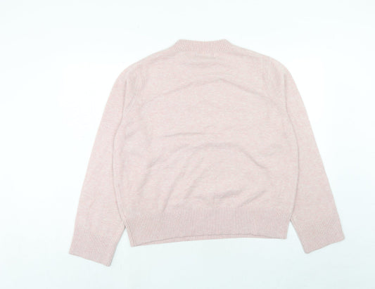 Womens UK Size L Marks and Spencer Pink Pullover Jumper