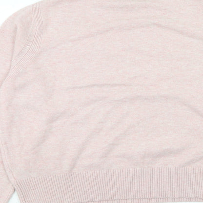 Womens UK Size L Marks and Spencer Pink Pullover Jumper