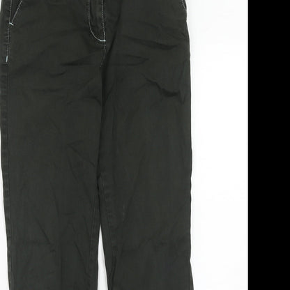 Womens UK Size 8 Marks and Spencer Regular Fit  Green Trousers