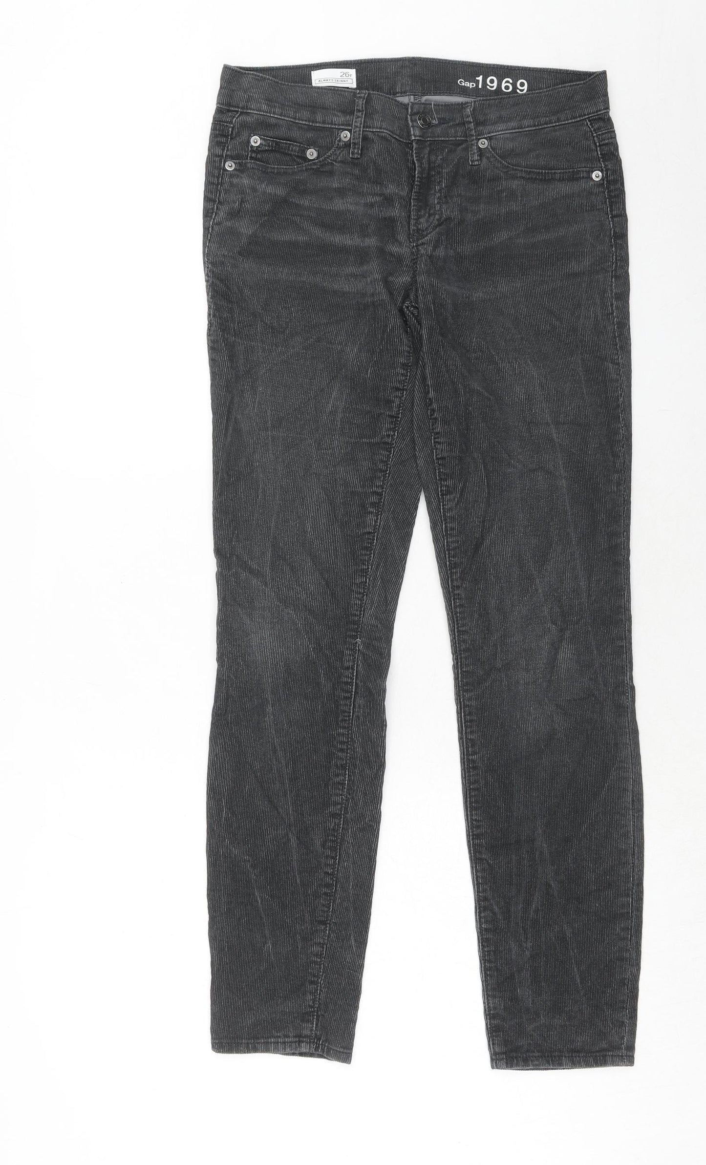 Womens UK Size 26 in Gap Regular Fit  Grey Trousers