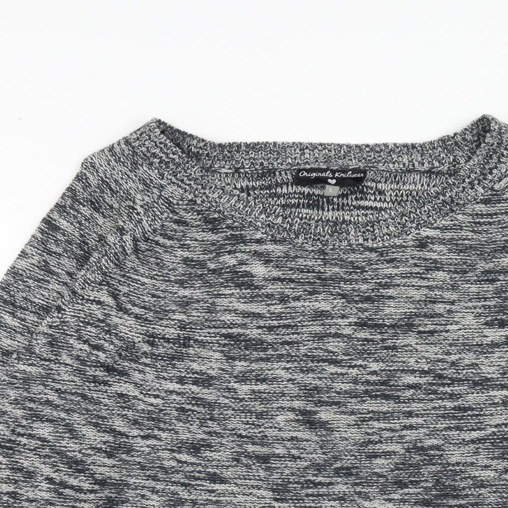 Womens UK Size L Originals Grey Pullover Jumper