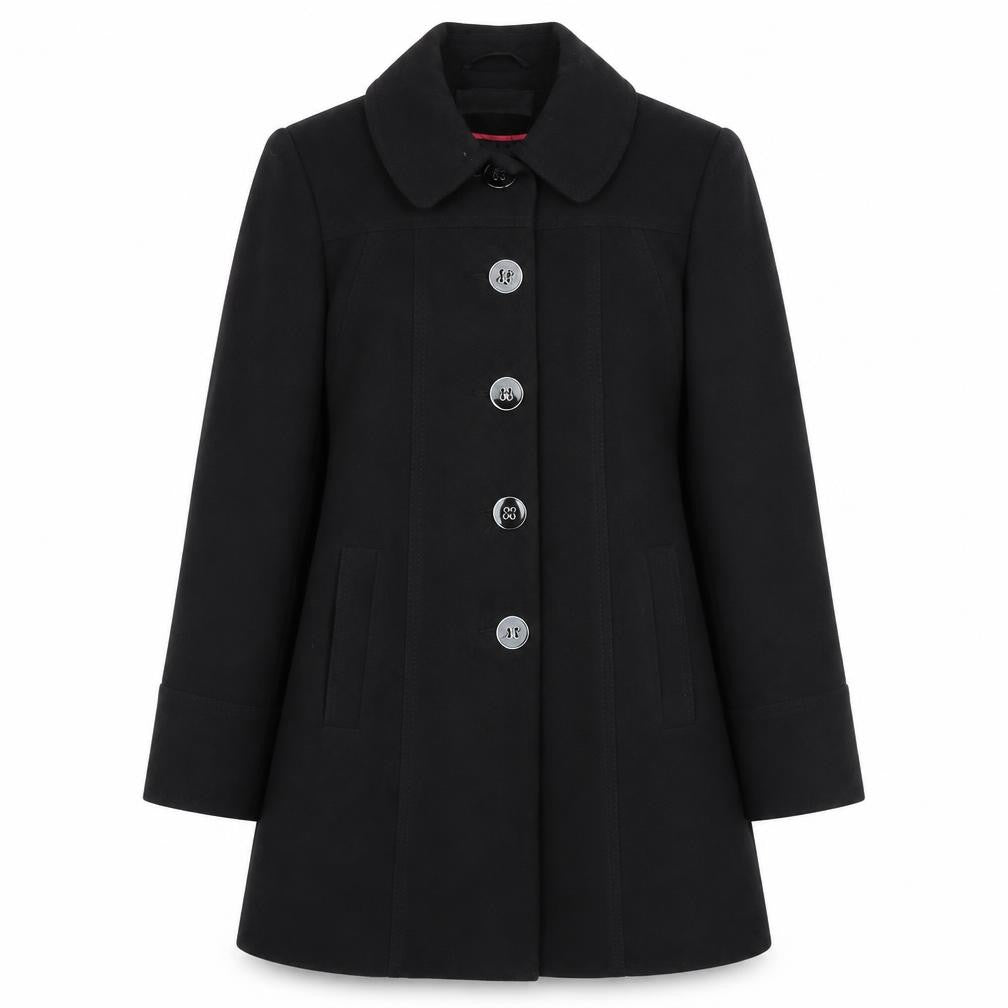BHS Womens Black Jacket Size 8 Button