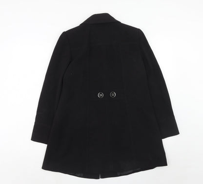 BHS Womens Black Jacket Size 8 Button