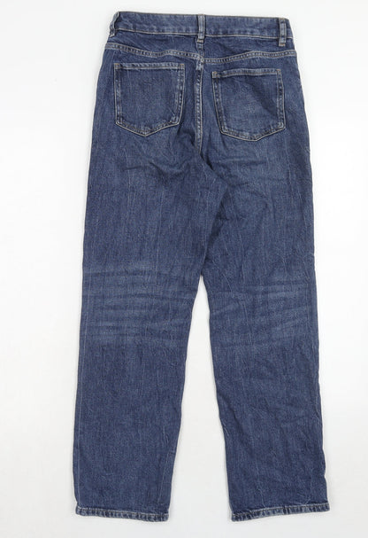Womens UK Size 28 in Marks and Spencer Regular Fit Straight Blue Jeans