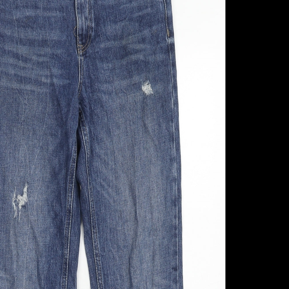 Womens UK Size 28 in Marks and Spencer Regular Fit Straight Blue Jeans