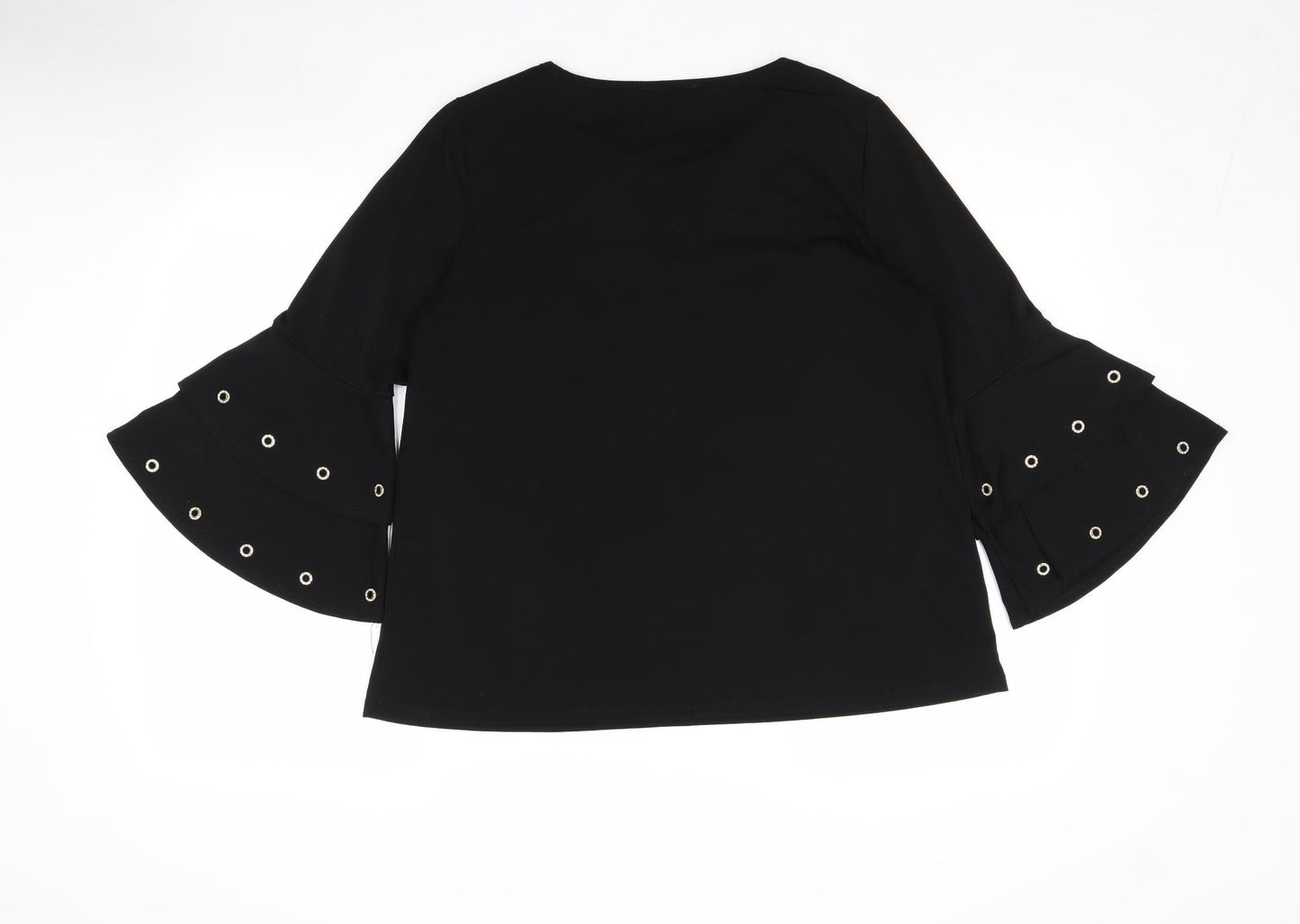 Womens UK Size M Klass Black Basic Blouse