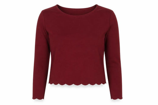 Womens UK Size 10 New Look Red Basic T-Shirt