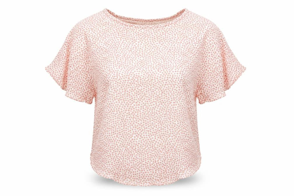 Womens UK Size 10 H&M Orange Basic Blouse