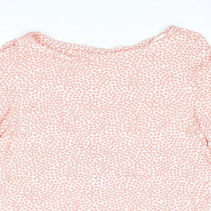 Womens UK Size 10 H&M Orange Basic Blouse