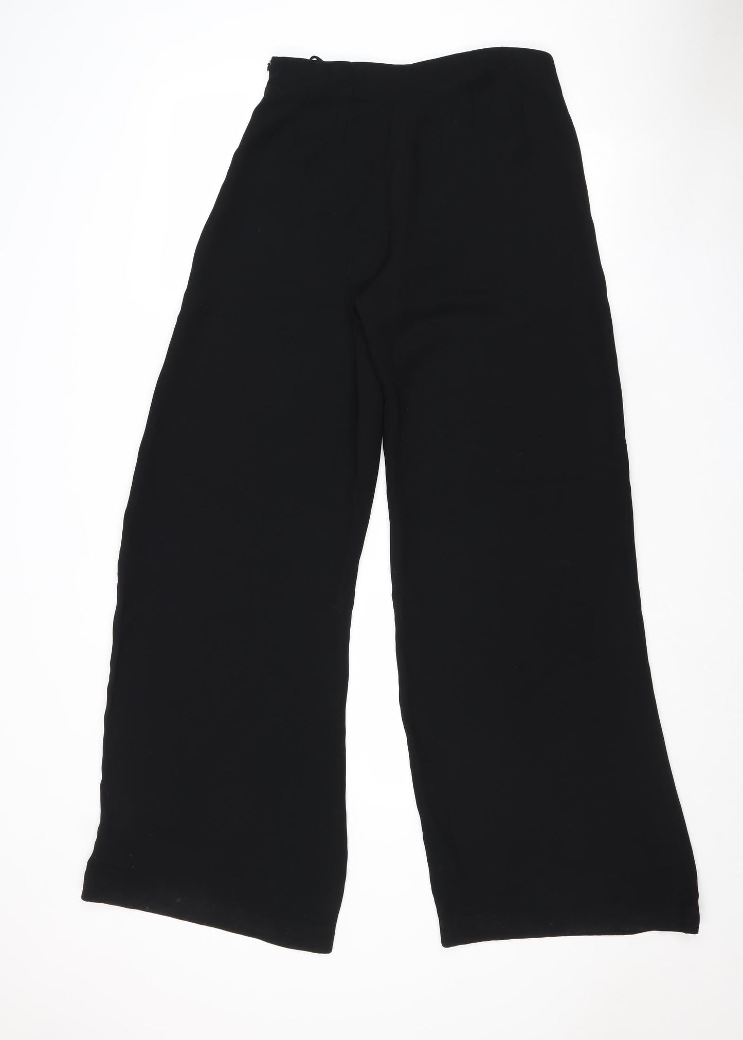 Stills Womens Black Polyester Trousers Size 8 Regular Zip