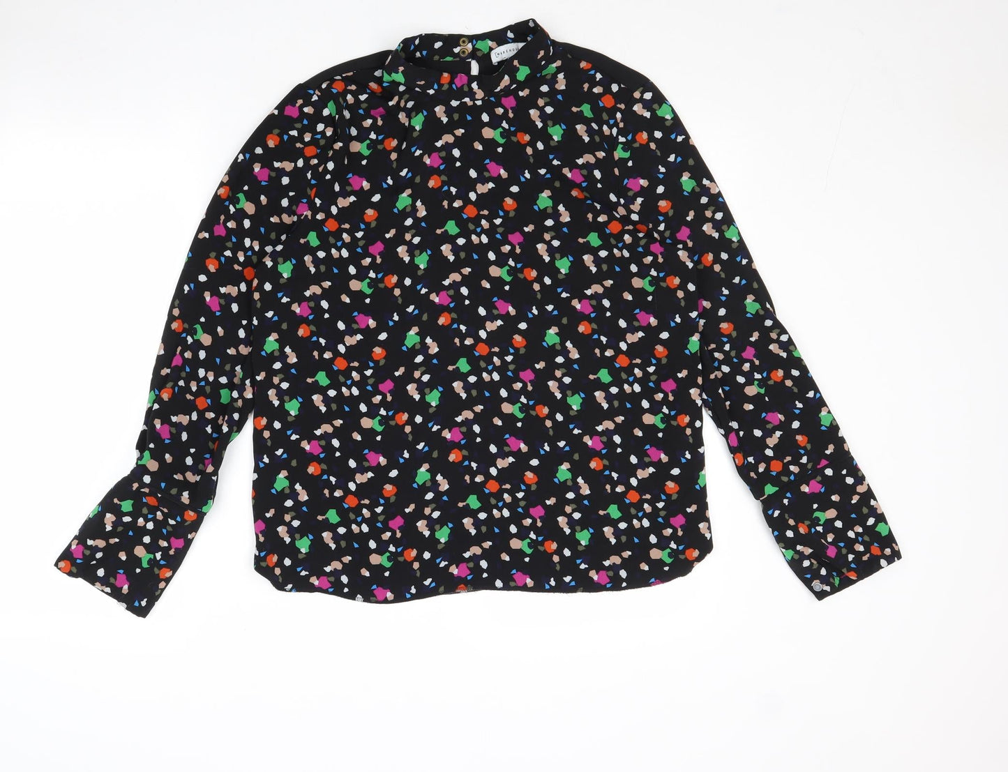 Womens UK Size 12 Warehouse Multicoloured Basic Blouse
