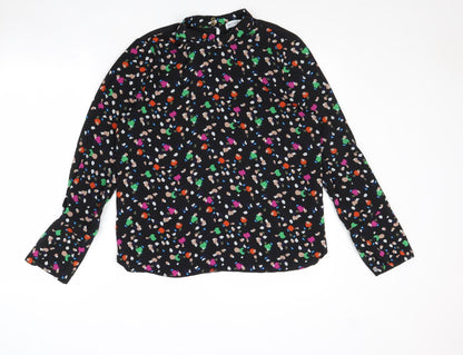 Womens UK Size 12 Warehouse Multicoloured Basic Blouse