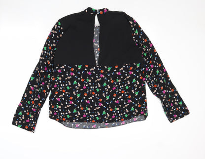 Womens UK Size 12 Warehouse Multicoloured Basic Blouse