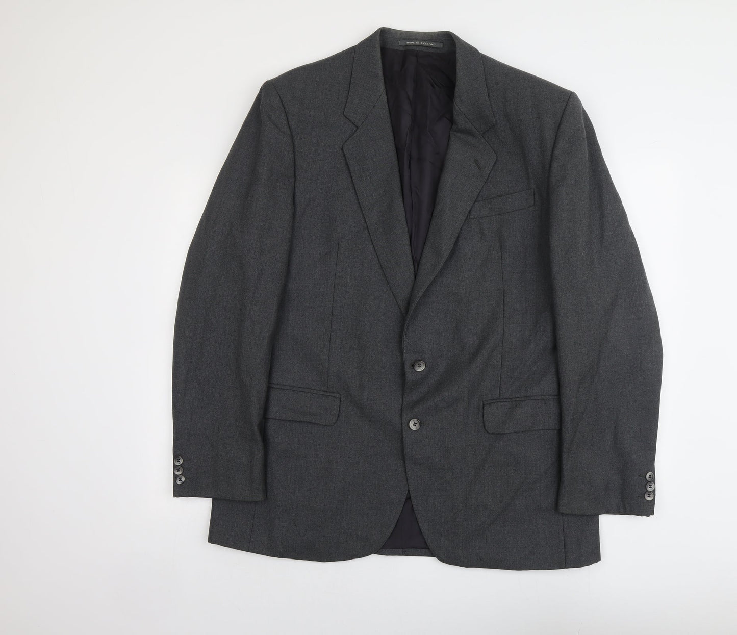 Mens UK Size L The Label Regular Grey Suit Jacket