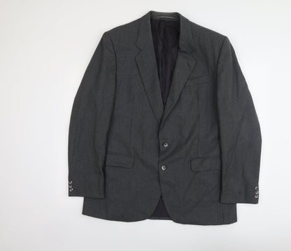 Mens UK Size L The Label Regular Grey Suit Jacket