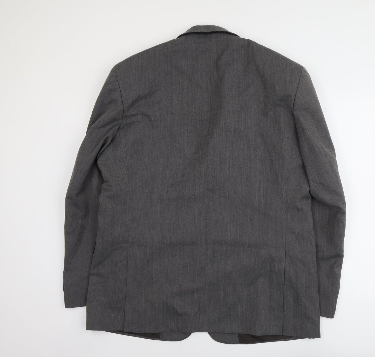 Mens UK Size L Pin stripe Regular Grey Suit Jacket