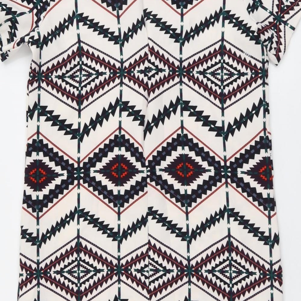 Womens UK Size 10 Hearts & Bows Multicoloured Basic T-Shirt