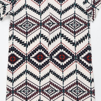 Womens UK Size 10 Hearts & Bows Multicoloured Basic T-Shirt