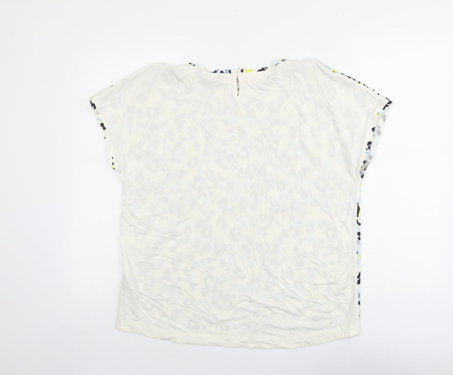Womens UK Size 12 Marks and Spencer Multicoloured Basic T-Shirt